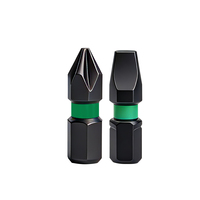 Set Bit Obeng Presisi Industri 31 Buah, Bahan Baja S2, Ukuran Inci, Tipe Phillips, Chrome Vanadium, Magnetik, Tahan Benturan