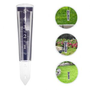 Pluviomètre extérieur 5 pouces facile à lire, impression sérigraphique, en ABS, outil de mesure précise de la pluie pour jardin, idéal pour la promotion - Product Image 3