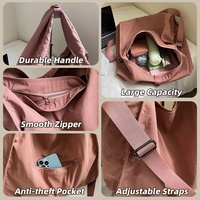 Bolso Bandolera Minimalista, Ligero, Impermeable y Resistente al Desgaste, con Cierre Resistente y Correas Ajustables Extraíbles, Venta al Por Mayor