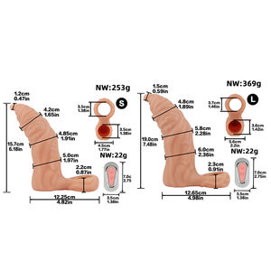 Yetişkinler için CF-T9154 cilt silikon titreşimli <span class=keywords><strong>Penis</strong></span> genişletici gerçekçi <span class=keywords><strong>Penis</strong></span> kol deneyimi boyutları mevcut tam aralığı - Product Image 6