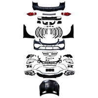 Body Kit Konversi Eksterior ML W166 ke GLE63 AMG untuk Mercedes ML GLE 2012-2015 Facelift Otomotif MOD Suku Cadang Mobil