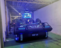 Nouvelle conception, équipement de simulation de réalité virtuelle 9D, machine de jeu de vaisseaux spatiaux VR pour 4 joueurs