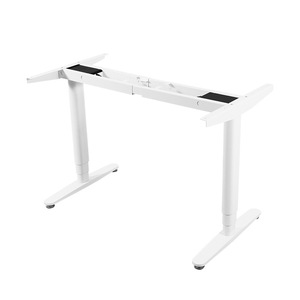 Nettech Electric Height <b>Adjustable</b> <b>Table</b> <b>Legs</b> Dual Motor Oval Tube Frame For Computer Desks - Product Image 5