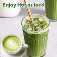 Poudre de Matcha de Qualité Cérémoniale OEM Saveur Lait de Coco, Mélange Superalimentaire Matcha Latte avec Moringa
