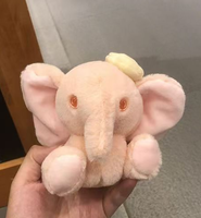Boneka Gajah Animasi Plush 4 Inch, Gantungan Kunci Custom, Hiasan Ransel, Hadiah Pesta Liburan, Isi Kapas PP 2-4