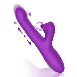 10 vibrations télescopiques gode clitoridien tapotement vibration femelle adulte jouet clitoridien stimulation excitation sex toys pour femmes