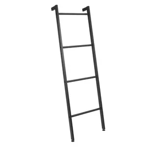 Vrijstaande Muur Leunend Decoratieve Badhanddoek Rack Bar Opslag Ladder Plank-Voor Badkamer, Keuken; houdt Handdoeken, Deken,