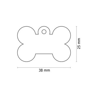 จี้กระดูกเงิน25X38มม. เครื่องประดับหรูหรา - Product Image 2