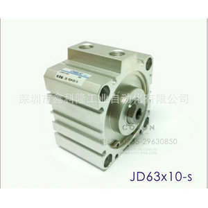 Cilindro delgado Jd63x10 S, cuerpo de aluminio de 63 mm, tipo estándar para automatización industrial - Product Image 1