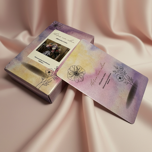 Yvvei Jinn 350g Biglietti di Affermazione Personalizzabili con Nucleo Bianco e Finitura Lucida, Riciclabili, con Campione Gratuito per Feste in Famiglia - Product Image 3