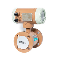 Compteur de débit chimique pour l'industrie de l'huile de palme et l'agriculture, avec revêtement PTFE, pour eaux usées de stations de traitement des eaux en Indonésie et irrigation