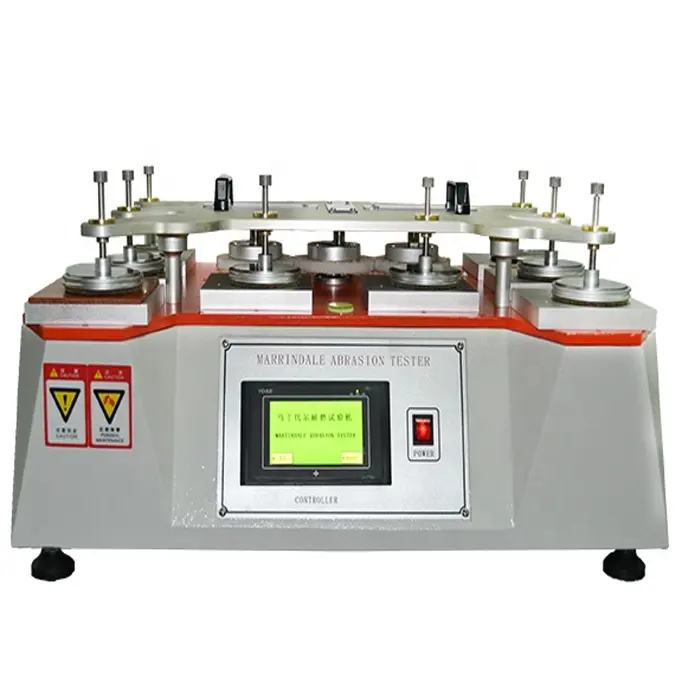 LR-E001-8 섬유 마틴데일 마모 테스터, 필링 마찰 테스터 ASTM D4966 DIN 53863 ISO 20344