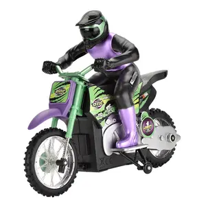 1:18 2,4G de alta velocidad de gran potencia motocicleta todoterreno 4 canales Control remoto B/O motocicleta juguetes para niños