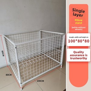 Leichtes, freistehendes, rechteckiges Drahtgitter-Displayregal für Supermärkte, Einkaufszentren und Marktstände – ideal für Auto- und Basketball-Auslagen - Product Image 1