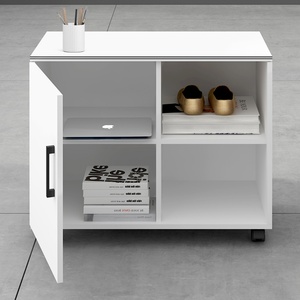 Modern Home Mdf Painting L Shaped Boss Ceo Manager Office <b>Desks</b> Executive Wooden <b>Table</b> for Office Furniture With File Cabinet - Product Image 6