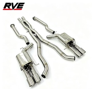 RVE Schnellversand Edelstahl Catback Auspuffanlage für BMW <span class=keywords><strong>M5</strong></span> E60 E61/M6 E63 E64 <span class=keywords><strong>S85</strong></span> 5.0L 2005-2011 Valvetronic Auspuff - Product Image 4