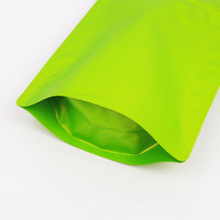 Pochette d'emballage en plastique noir à double fermeture à glissière Sacs Doypack imprimés personnalisés avec logo