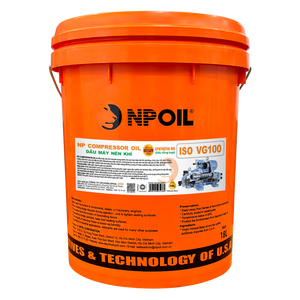 Aceite Sintético para Compresores de Aire NPOIL ISO VG 100, Bidón de 18L, Tambor de 200L, Aceite para Compresores de Aire de Varios Tipos - Product Image 1