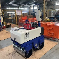 Mini-compacteur vibrant manuel 300kg-800kg avec pompe hydraulique et moteur, vibration 70Hz