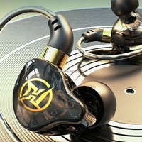 E10 Kabel USB-A 2.5m JL Earphone In-Ear untuk Gaming/Livestream/Musik/Penggunaan Sehari-hari dengan Peredam Kebisingan ENC, Tahan Air IPX4, Codec AAC