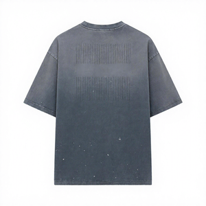 เสื้อยืดคอตตอนแท้ 100% หนัก 260 กรัม สไตล์วินเทจ ลุคทำเก่า ขอบรุ่ย ขาดๆ แบบโอเวอร์ไซส์ สตรีทแวร์ - Product Image 3