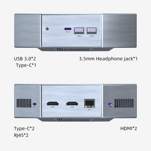 Mini Estación de Trabajo Anbi Plateada, Intel Core Ultra 9, 16 GB de RAM, 512 GB NVMe, para Desarrollo de IA y Computación Científica - Product Image 3