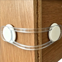 Verrou de sécurité magnétique anti-pincement 3M pour réfrigérateur, installation facile, protection souple anti-étranglement