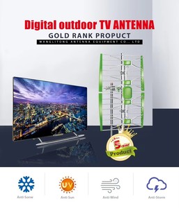 Panel de conexión de matriz de fase de antena de TV UHF diseñado polarización Horizontal y Vertical para recepción de señales de transmisión de televisión - Product Image 2