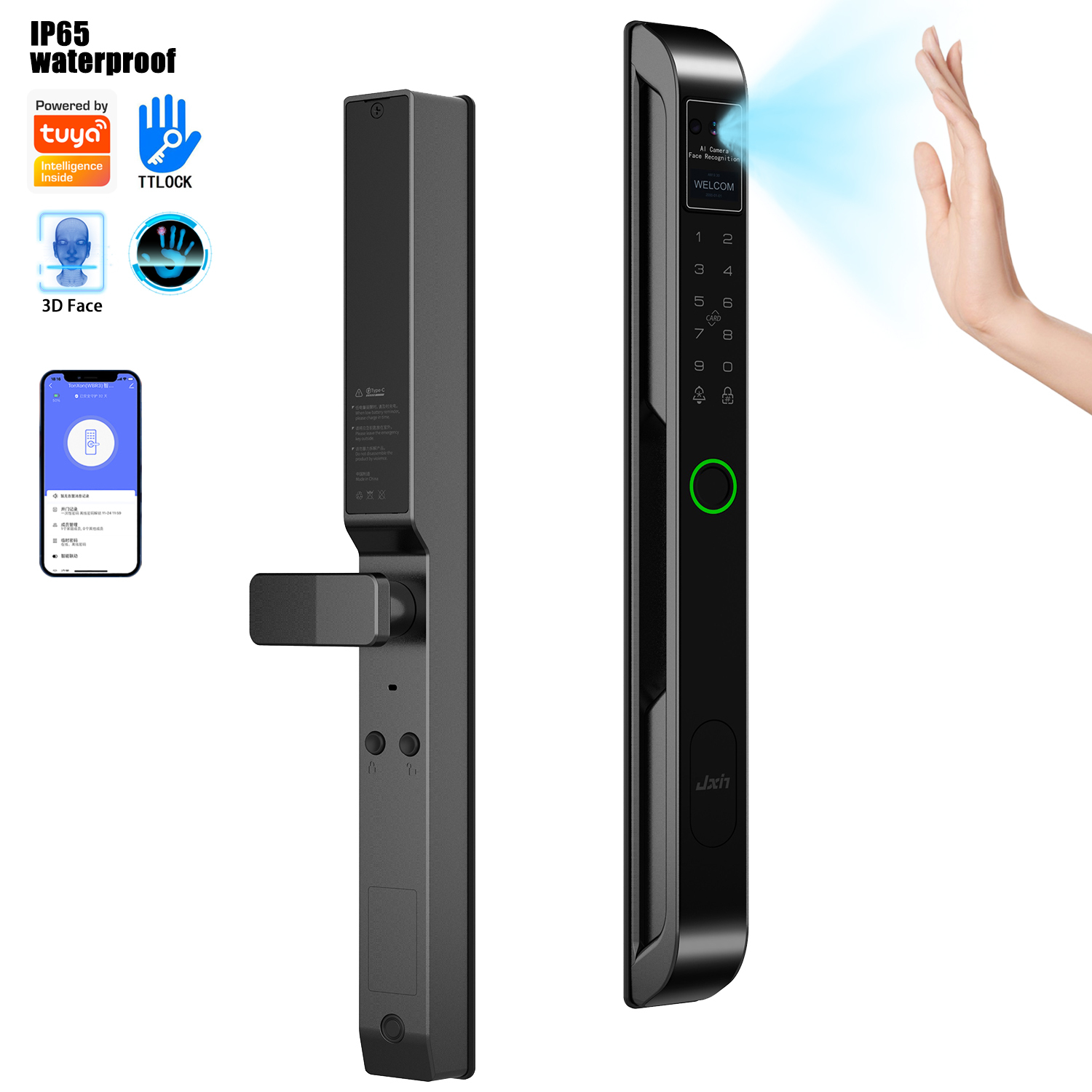 Khoá cửa thông minh MOZLEX LA5 PRO Khoá cửa vân tay cao cấp MOZLEX Z6PRO Khoá cửa thông minh MOZLEX LA5 PRO
