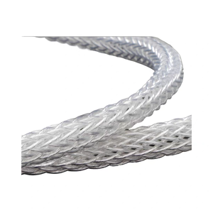 12AG 24 Strands Braided OCC Single Crystal Copper Silver Plated HiFi Bulk Speaker Cable Professional Main Audio Connection Wire - Product Image 5