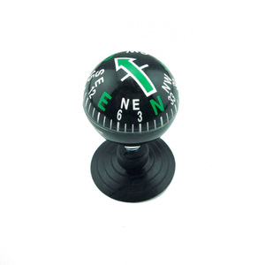Portable Car Compass 38mm Plastic <b>Suction</b> <b>Cup</b> Black Pointer Dial Hiking Outdoor Navigation Guide - Product Image 3