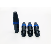Adaptateur de câble DMX mâle, connecteur audio HIFI pour microphone, mélangeur, prise jack, cuivre OFC plaqué or, 3 broches, fiche XLR mâle, noir