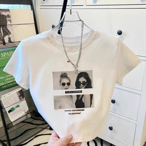 PEEQI <span class=keywords><strong>Camisetas</strong></span> <span class=keywords><strong>de</strong></span> Verano al por Mayor para <span class=keywords><strong>Mujer</strong></span>, Nuevas <span class=keywords><strong>Camisetas</strong></span> Estampadas <span class=keywords><strong>de</strong></span> Manga Corta, Ropa Urbana con Gráficos, <span class=keywords><strong>Camisetas</strong></span> Casuales <span class=keywords><strong>de</strong></span> Talla Grande para <span class=keywords><strong>Mujer</strong></span> - Product Image 3