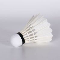 Balle de badminton professionnelle durable NO.7 pour tournoi, classe B premium, plumes de canard, 2 couches, liège écologique, haute élasticité, fabrication usine