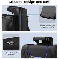 Batterie rechargeable pour PS5, manette PS5 Edge 2200mAh, chargeur externe à clipser
