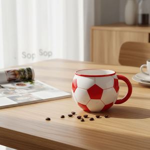 แก้วน้ำแฟนฟุตบอล แก้วกาแฟขนาดใหญ่ ของขวัญส่วนตัวสำหรับเกมฟุตบอล - Product Image 1