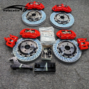 Pinza de freno de <span class=keywords><strong>6</strong></span> pistones de alto carbono 380 355 Rotor estilo personalizable Logotipo de Color para <span class=keywords><strong>Mazda</strong></span> <span class=keywords><strong>6</strong></span> Hyundai - Product Image 2