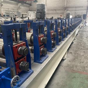 KAILAIDE Aufrechte Rollformanlage Metall-Lagersystem PLC-Touchscreen Lagerkernkomponenten Stahlrahmen Pfettenmaschinen - Product Image 2