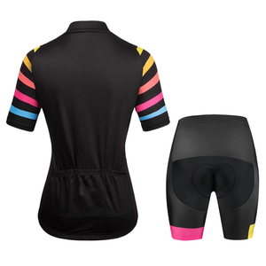 Ensemble de maillot de cyclisme pour femmes, chemise et short de vélo de montagne à manches courtes pour femmes d'été - Product Image 3
