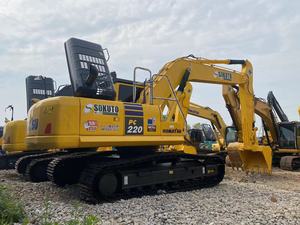 Venta caliente Komatsu 220-8N1 buen estado áspero terrian 100% piezas originales listas excavadora de orugas excavadora usada para la venta - Product Image 3