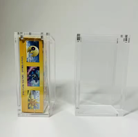 Boîte de Présentation de Collection à 3 Niveaux en Acrylique Transparent avec Couvercle Magnétique et Logo Personnalisé, Vente en Gros Direct Usine, Style Japonais Booster Bundle