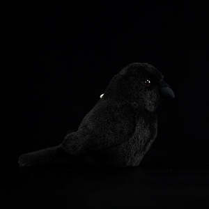 Peluche Realista de Cuervo, Juguete de Peluche Suave para Niños y Amantes de las Aves - Product Image 3