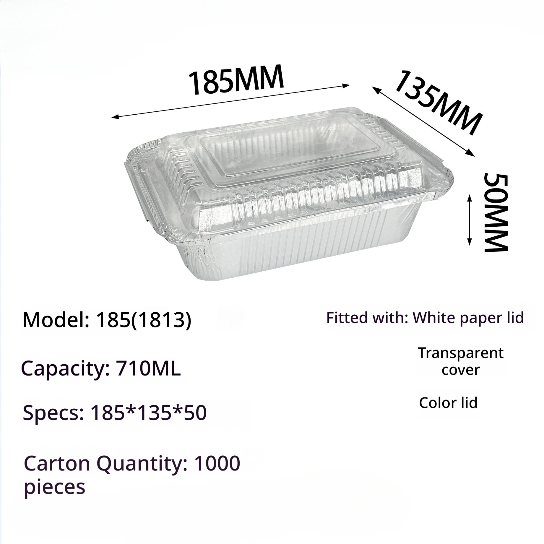 185 (extra thick version 10g) plus transparent cover