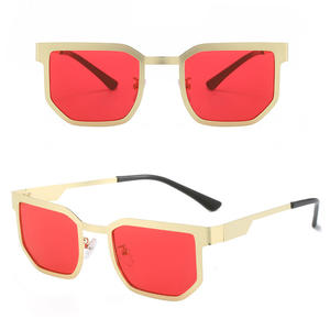 DL LUNETTES Polygone irrégulier Monture en métal Lunettes de soleil pour hommes Élégant Multicolore Carré Parasol OEM ODM Unisexe Lunettes Gafas De Sol - Product Image 2