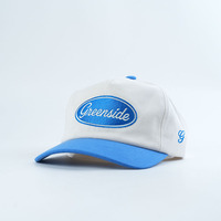 Gorras de Perfil Bajo con Visera Ligeramente Curvada, Diseño Personalizado OEM de Alta Calidad, 5 Paneles, con Logotipo Bordado Plano