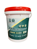 Peinture acrylique réfléchissante V877 en vrac pour usine, à base de carbonate de calcium, imperméable, anti-UV, pour murs extérieurs apparents