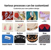 Béret en laine avec motif animalier pour l'automne et l'hiver, vente directe d'usine, personnalisation disponible avec service de conception gratuit
