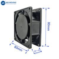 Ventilateur AC AM8025H2B 80x80x25mm 120V 230V à roulement à billes, ventilateurs de ventilation, ventilateurs de radiateur