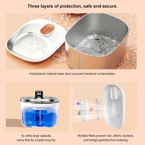 Cute Smart Wireless Automatic Eco-Friendly Luxurious Water Charge <b>Battery</b> Stainless Steel Sensor 4L Capacity LCD - Product Image 4