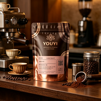 Sacs à café personnalisés en aluminium de qualité supérieure, anti-odeur, résistants à l'humidité, avec fermeture éclair, pour bonbons, café, aliments pour animaux de compagnie